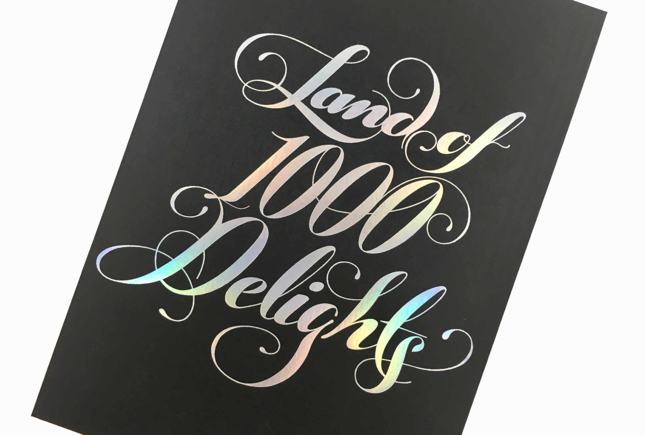 Specialty printed collateral showing high-quality offset printing and specialty finishing from Sunset Printing