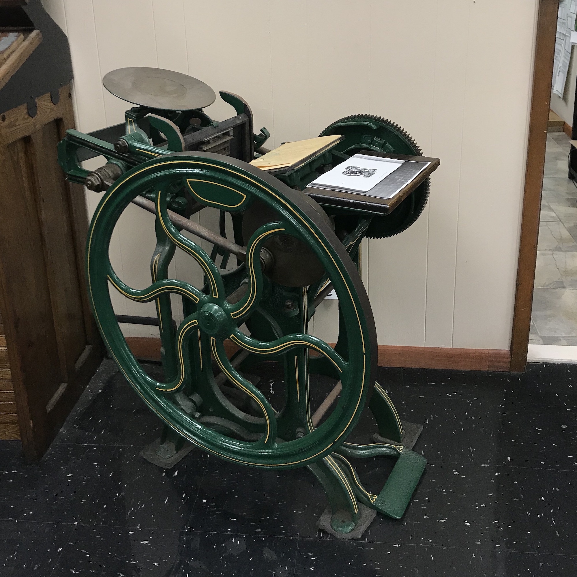 vintage book cutter from 1800s